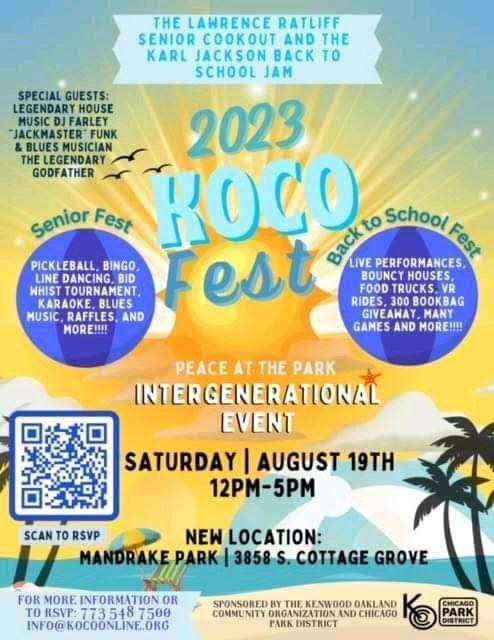 KOCO Fest Aug 19 2023 at Mandrake Park 12 Noon